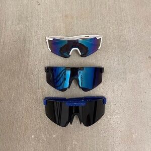 Stylish Multi-Color Men's Sunglasses Set